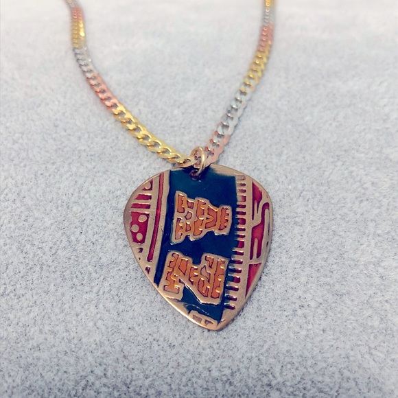 Aztec Calendar Guitar Pick - Picture 2 of 3